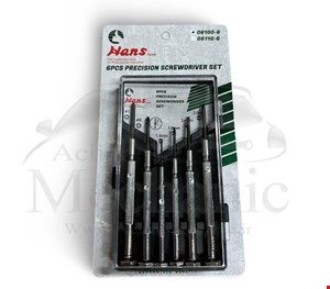 پیچ گوشتی ساعتی 6 عددی هنس