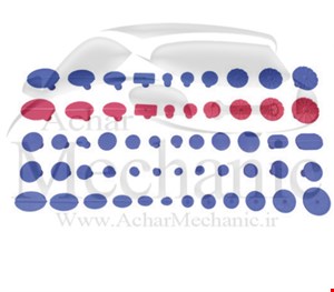 سِت سَری چسبونک پلاستیکی 56 پارچه Lk PDR